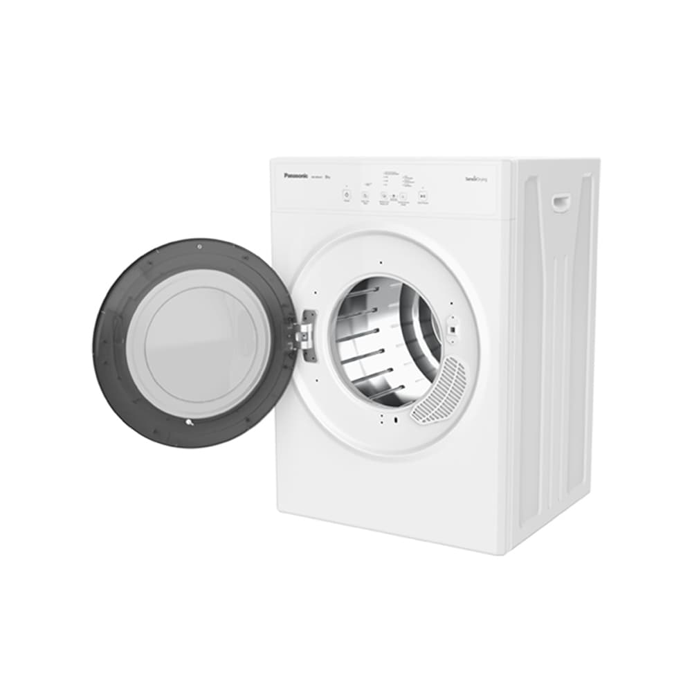 Panasonic รุ่น NH-E80JA1WTH เครื่องอบผ้าความจุ 8 กก ระบบทำความร้อน PTC อบแห้งสม่ำเสมอทำลายแบคทีเรีย 99.9% ถนอมใยผ้าติดตั้งได้หลายรูปแบบเพื่อสุขอนามัยที่ดี https://lnwchill.com