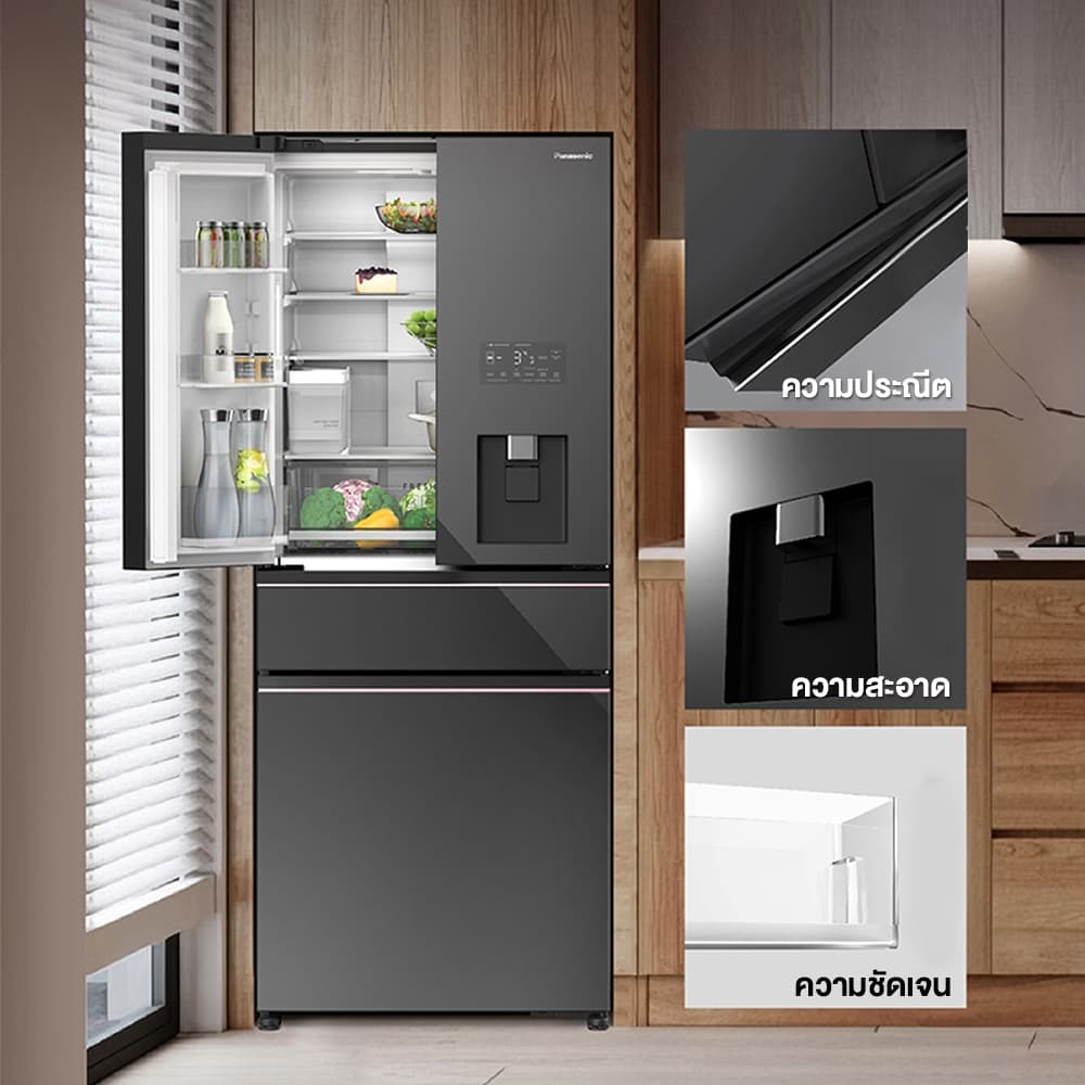 Panasonic รุ่น NR-YW590YMMT 19.1 คิว ตู้เย็น PRIME+ Edition 540 ลิตร nanoe X แช่แข็งเร็ว 5 เท่า กำจัดแบคทีเรียและสารเคมีตกค้าง เพื่อสุขภาพที่ดีที่สุด https://lnwchill.com