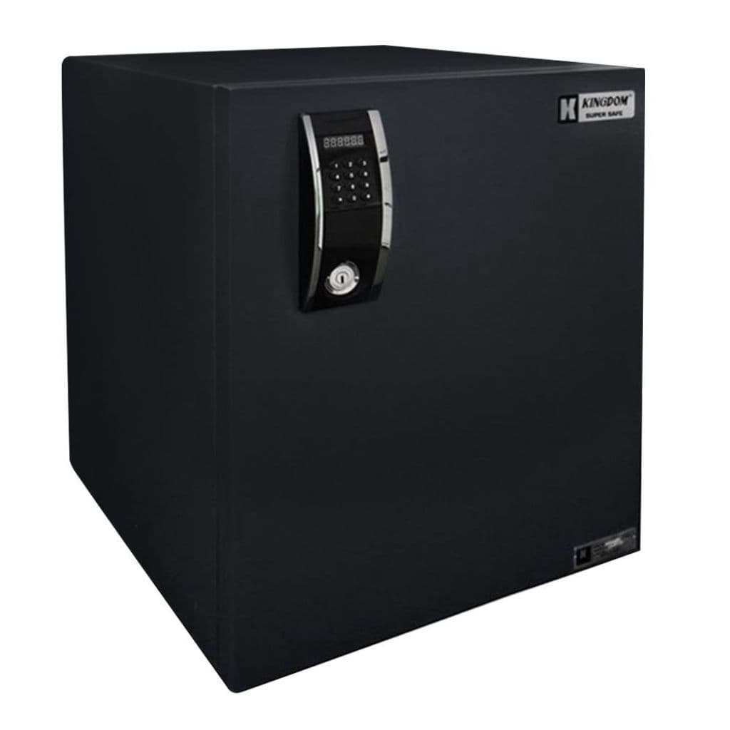 KINGDOM รุ่น PL062MV ตู้เซฟดิจิตอลขนาดเล็กสีดำ ป้องกันไฟนาน 1 ชั่วโมง โครงสร้างเหล็กกล้าแข็งแกร่งพร้อมระบบล็อกนิรภัย เหมาะสำหรับปกป้องทรัพย์สินและเอกสารสำคัญภายในบ้าน https://lnwchill.com