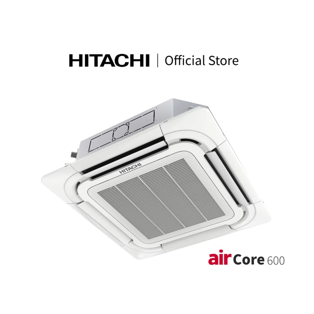 Hitachi airCore 600 Cassette แอร์ฝังฝ้าเพดาน Inverter รุ่น airCore 600 Cassette [จัดส่งฟรี] https://lnwchill.com