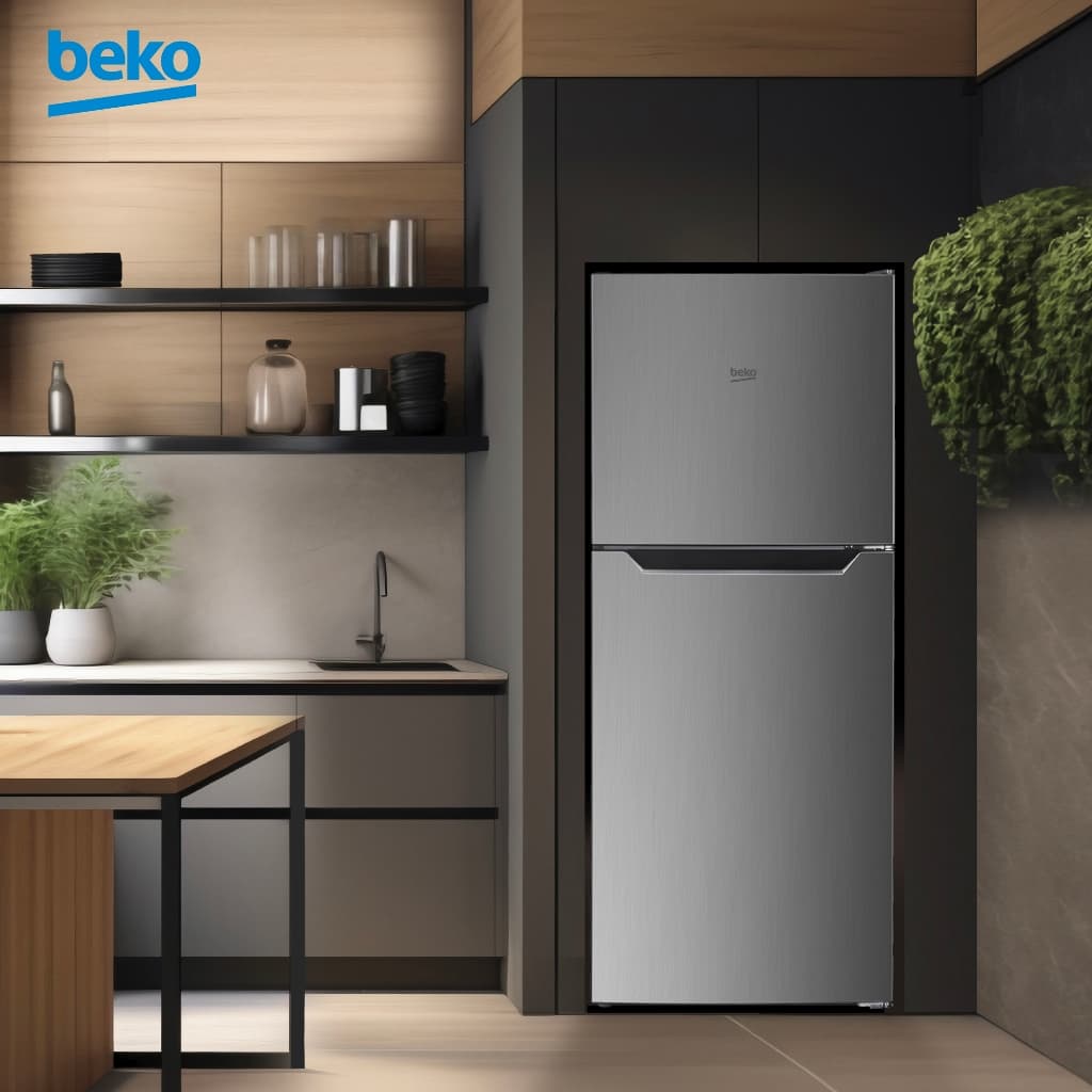 Beko รุ่น RDNO200I20S ตู้เย็น 2 ประตู 6.4 คิว สีเงิน ประหยัดไฟ เบอร์ 5 https://lnwchill.com