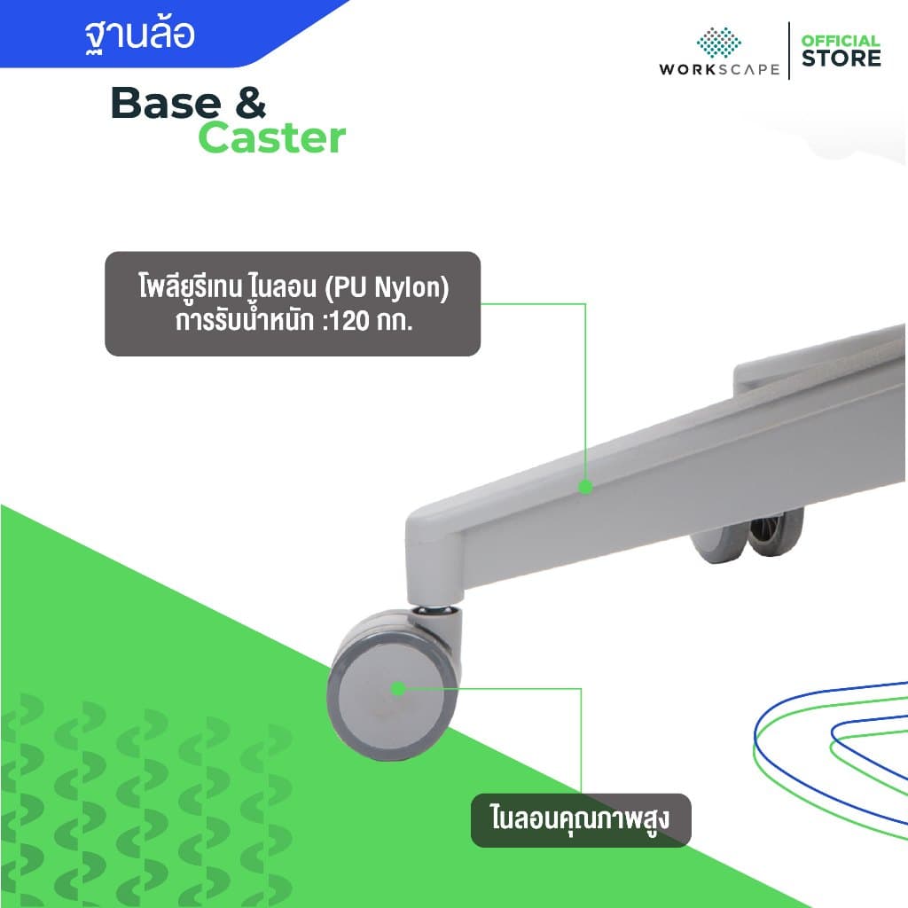 Workscape รุ่น Libra WCH-00001 เก้าอี้สุขภาพ พนักพิงตาข่าย กลไก Donati อิตาลี รองรับ Body Movement นั่งสบาย https://lnwchill.com