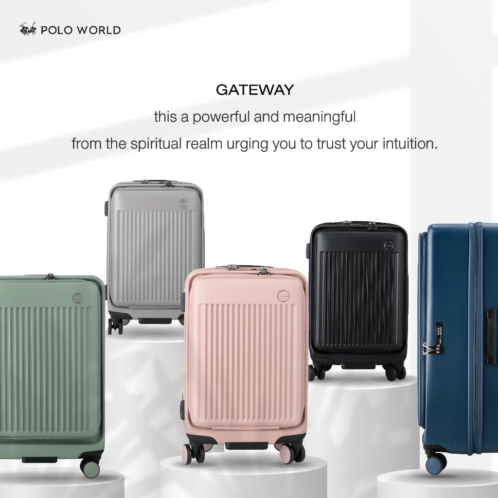 POLO WORLD รุ่น PW901 Gateway Hardcase Luggage กระเป๋าเดินทาง Polycarbonate ระบบล็อค TSA ล้อคู่หมุน 360 องศา ดีไซน์ทันสมัย น้ำหนักเบา รับประกัน 2 ปี https://lnwchill.com