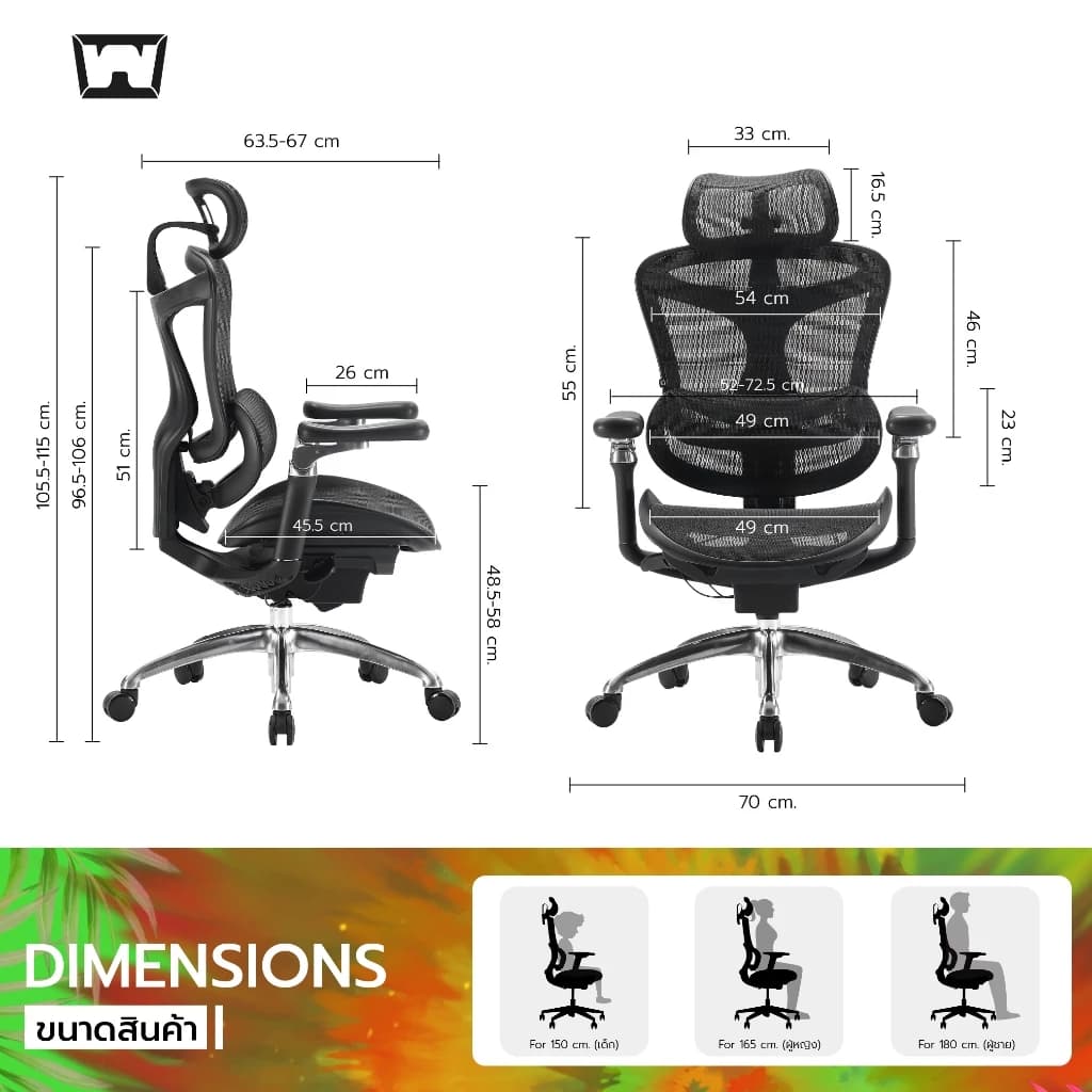 Work Station - Ergonomic chair เก้าอี้ทำงานเพื่อสุขภาพ รุ่น Model E เก้าอี้สีดำ เก้าอี้สีเทา ลดอาการปวดเมื่อย ระบายอากาศดีเยี่ยม เก้าอี้พนักพิงสูง เหล็กชุบโครเมียม ราคาดีรองรับน้ำหนัก 150 kg. https://lnwchill.com