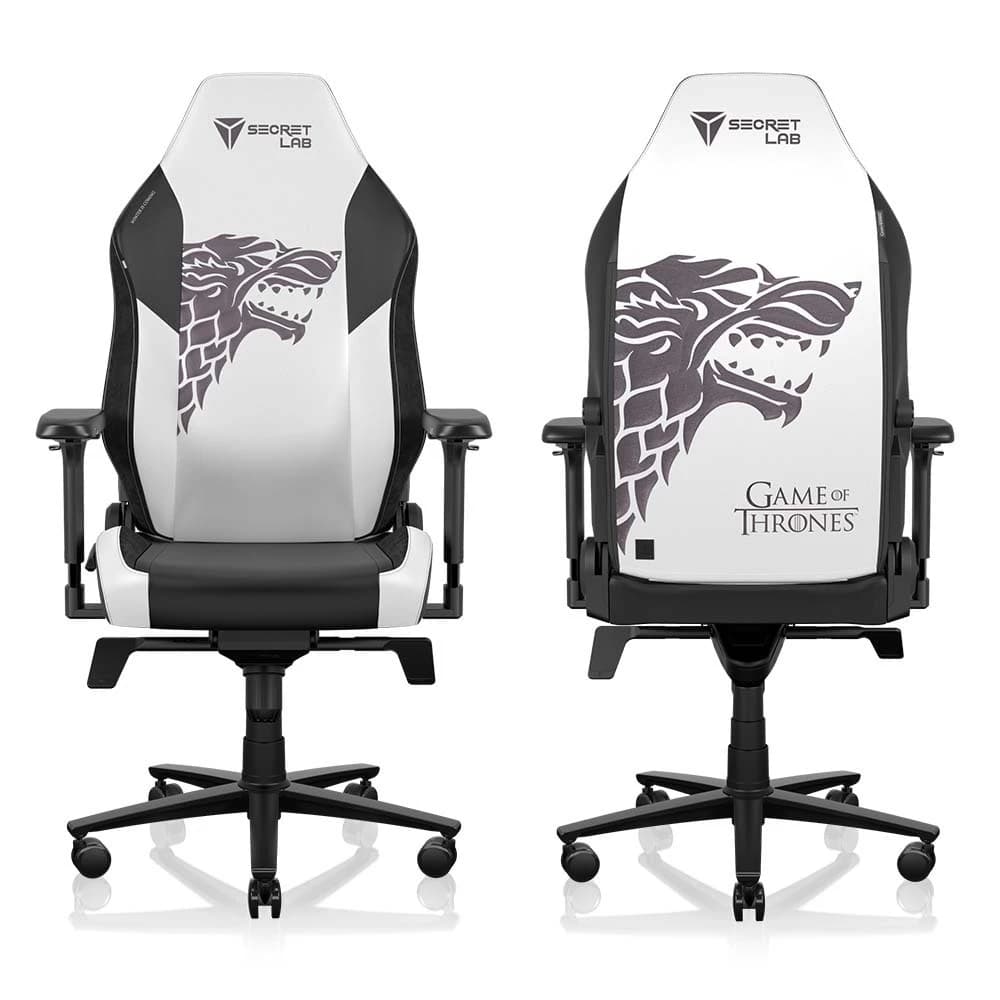 Secretlab รุ่น TITAN Evo Game of Thrones House Stark Edition (Size R) เก้าอี้สีขาว เก้าอี้เกมมิ่งเพื่อสุขภาพ Ergonomic Gaming Chair E-Sport เกรดพรีเมี่ยม https://lnwchill.com