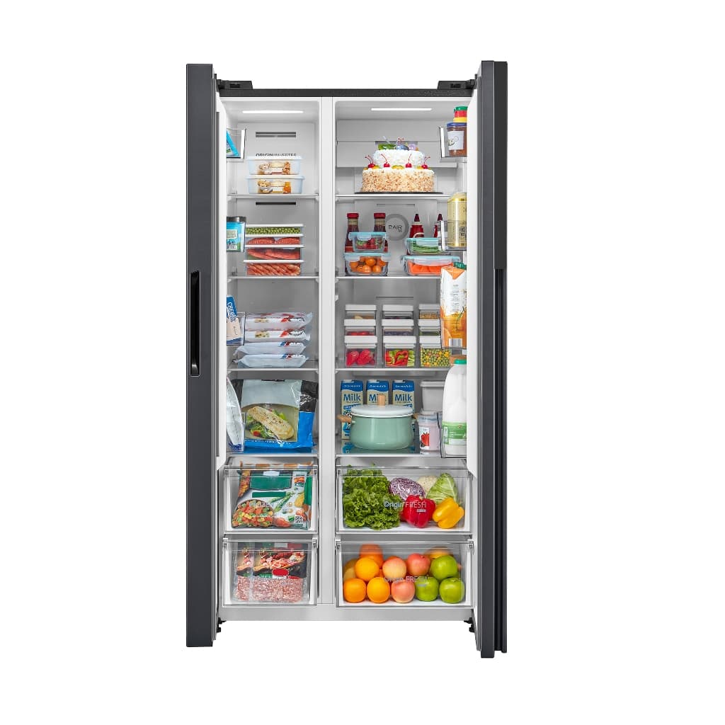 TOSHIBA รุ่น GR-RS780WI-PMT(06) ตู้เย็น Side by Side 20.6 คิว ระบบ Origin Inverter สั่งงานผ่านแอป TSmartLife ดีไซน์หรู จุใจ ประหยัดพลังงาน https://lnwchill.com