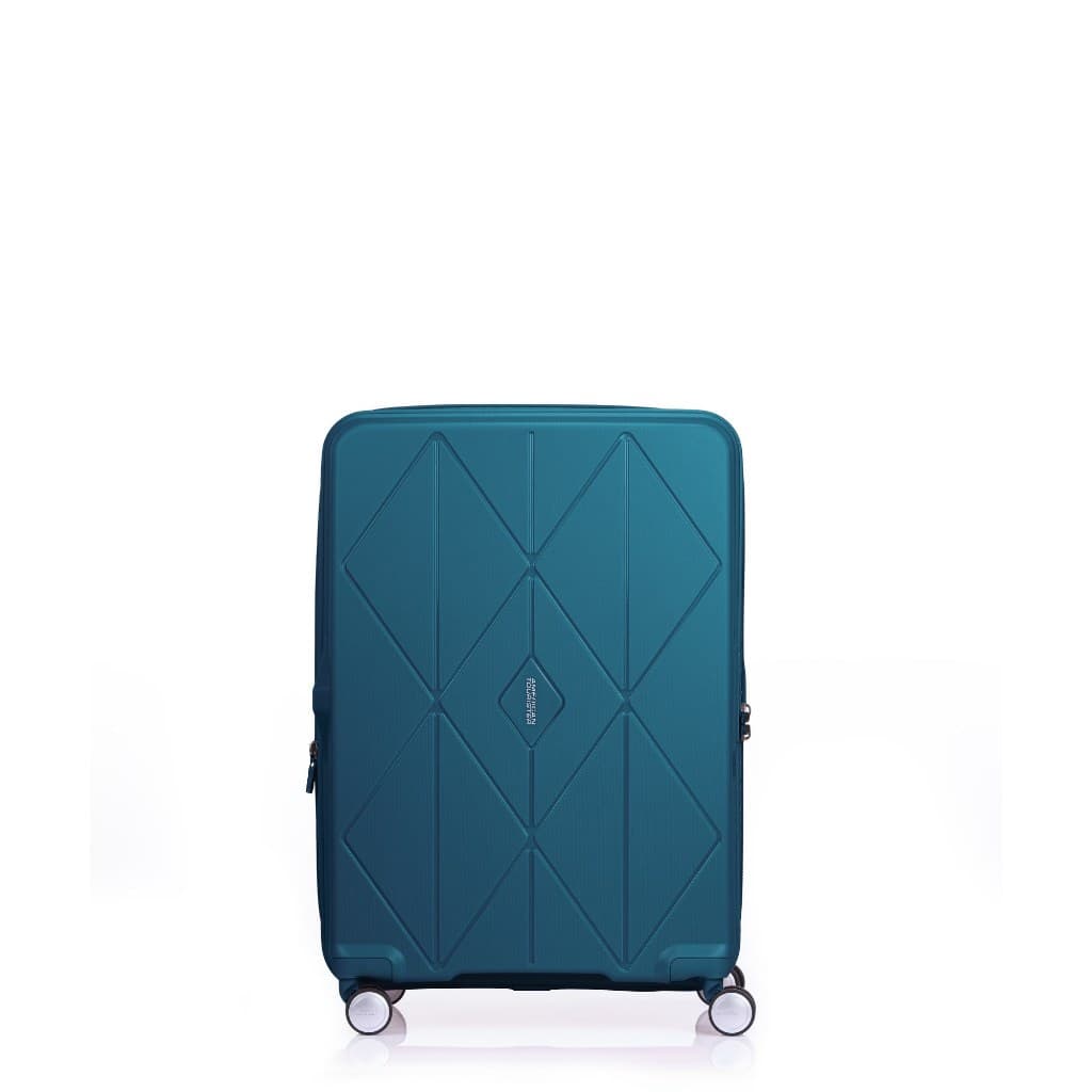 AMERICAN TOURISTER รุ่น ARGYLE SPINNER 68/25 EXP TSA กระเป๋าเดินทางล้อลาก 25 นิ้ว วัสดุ PP แข็งแรงทนทาน พร้อมซิปขยายความจุและระบบล็อก TSA https://lnwchill.com