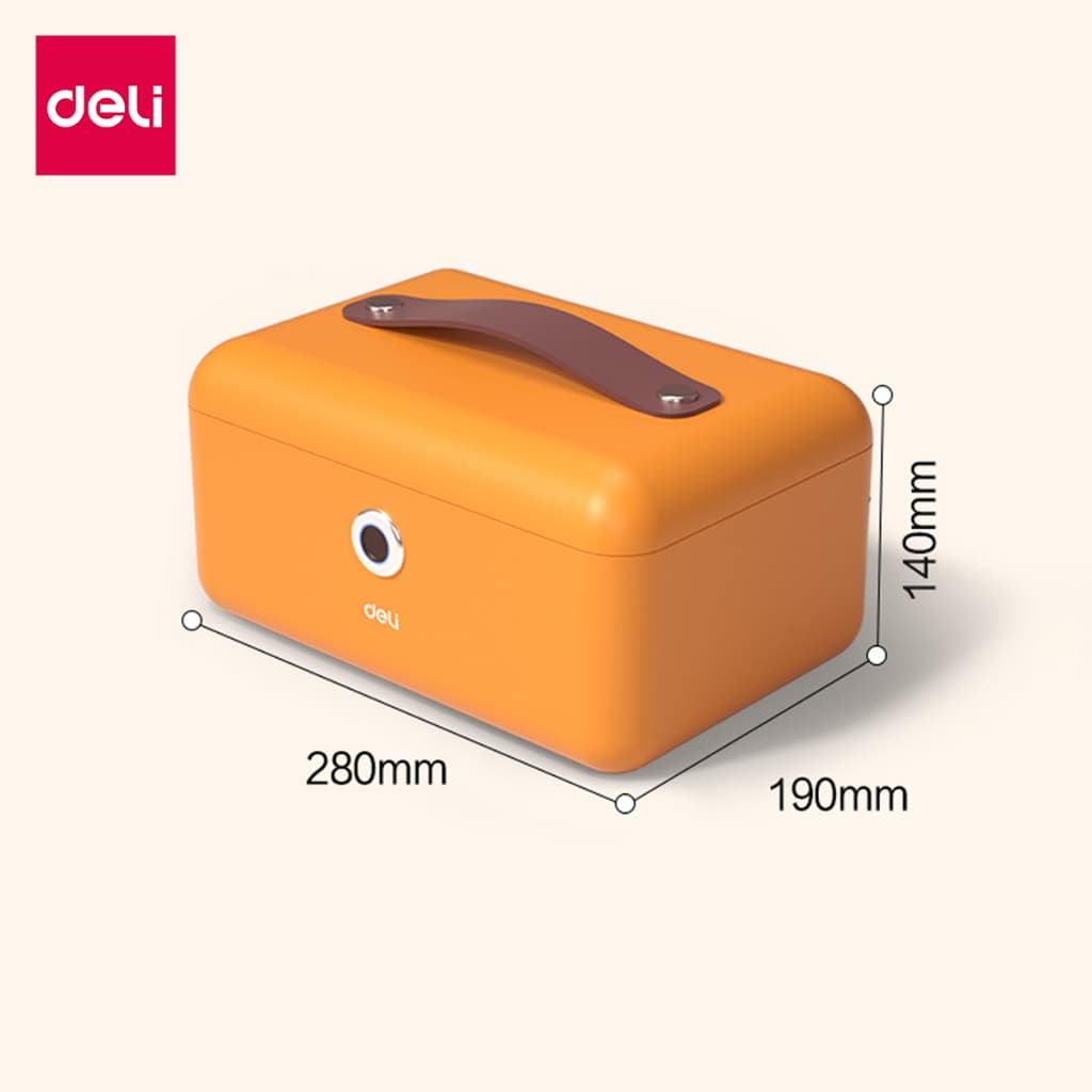 Deli รุ่น AE200 กล่องเซฟพกพาระบบสแกนลายนิ้วมือ ดีไซน์มินิมอล ปกป้องของมีค่าอย่างมีสไตล์ไปกับคุณได้ทุกที่ https://lnwchill.com