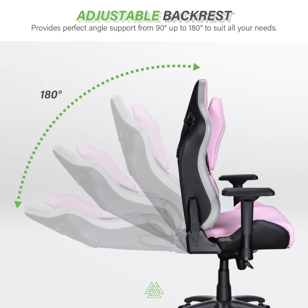 EGA เก้าอี้เกมมิ่ง เก้าอี้ทำงาน ดีไซน์สไตล์ Ergonomic ไซส์ใหญ่พิเศษสำหรับคนตัวใหญ่ รุ่น TYPE G3 ขาเหล็ก แข็งแรง สีแดง สีดำ สีขาว สีชมพู รองรับน้ำหนักได้ถึง 180 กก. https://lnwchill.com