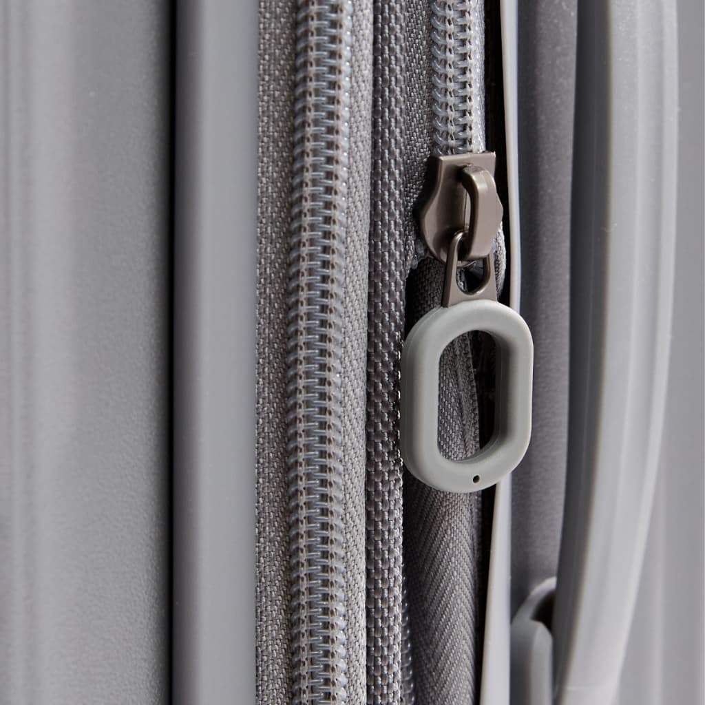 CAGGIONI รุ่น N19081 VERTIGO กระเป๋าเดินทางโพลีคาร์บอเนต สีเงิน ยืดหยุ่นสูง ล้อคู่หมุน 360 องศา พร้อมซิปขยายและ TSA Lock https://lnwchill.com