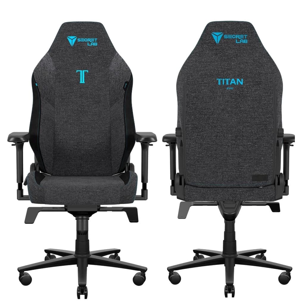 Secretlab TITAN Evo เบาะผ้า SoftWeave™️ Plus —สีชาโคบลู (Charcoal Blue) เก้าอี้เกมมิ่งเพื่อสุขภาพ https://lnwchill.com
