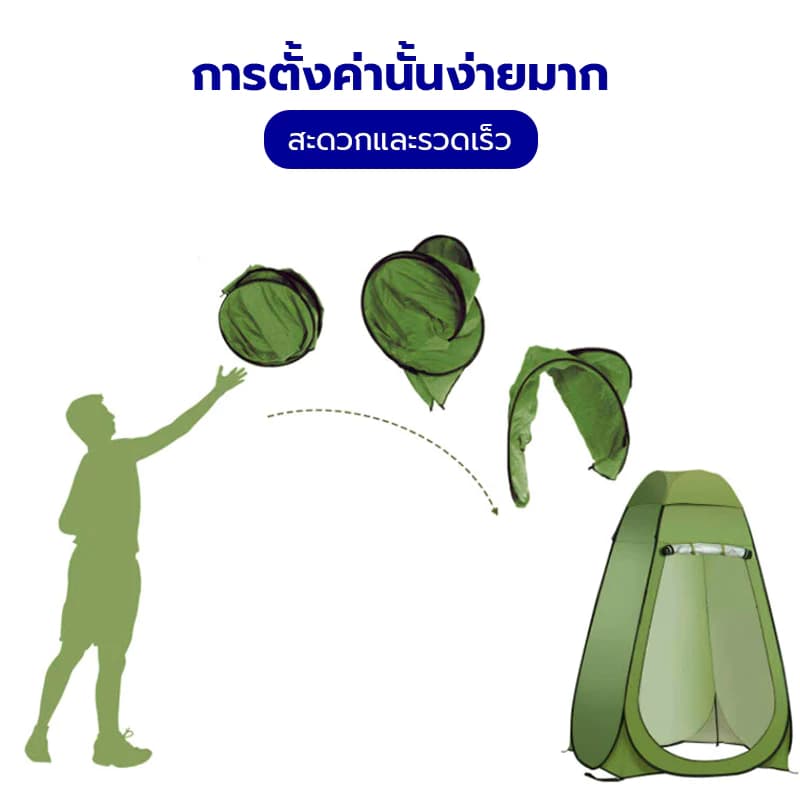 เต็นท์ห้องน้ำ เต๊นท์ส้วมพกพา เต็นท์เปลี่ยนเสื้อผ้ากลางแจ้ง ห้องลองชุด แคมป์ปิ้ง ย้ายห้องน้ํา https://lnwchill.com