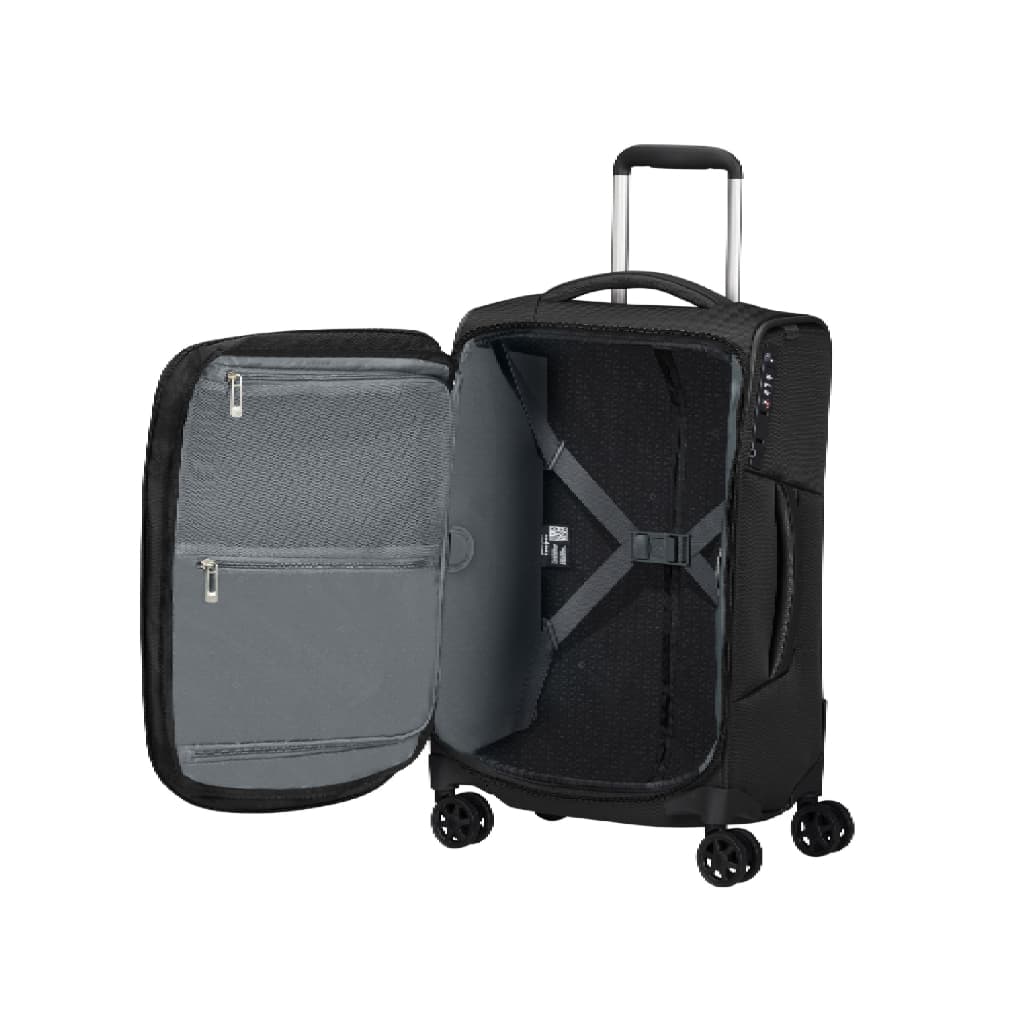SAMSONITE รุ่น RESPARK Spinner 55/20 EXP กระเป๋าเดินทางล้อลาก 20 นิ้ว ขยายได้ ผลิตจากวัสดุรีไซเคิล น้ำหนักเบา คล่องตัว https://lnwchill.com