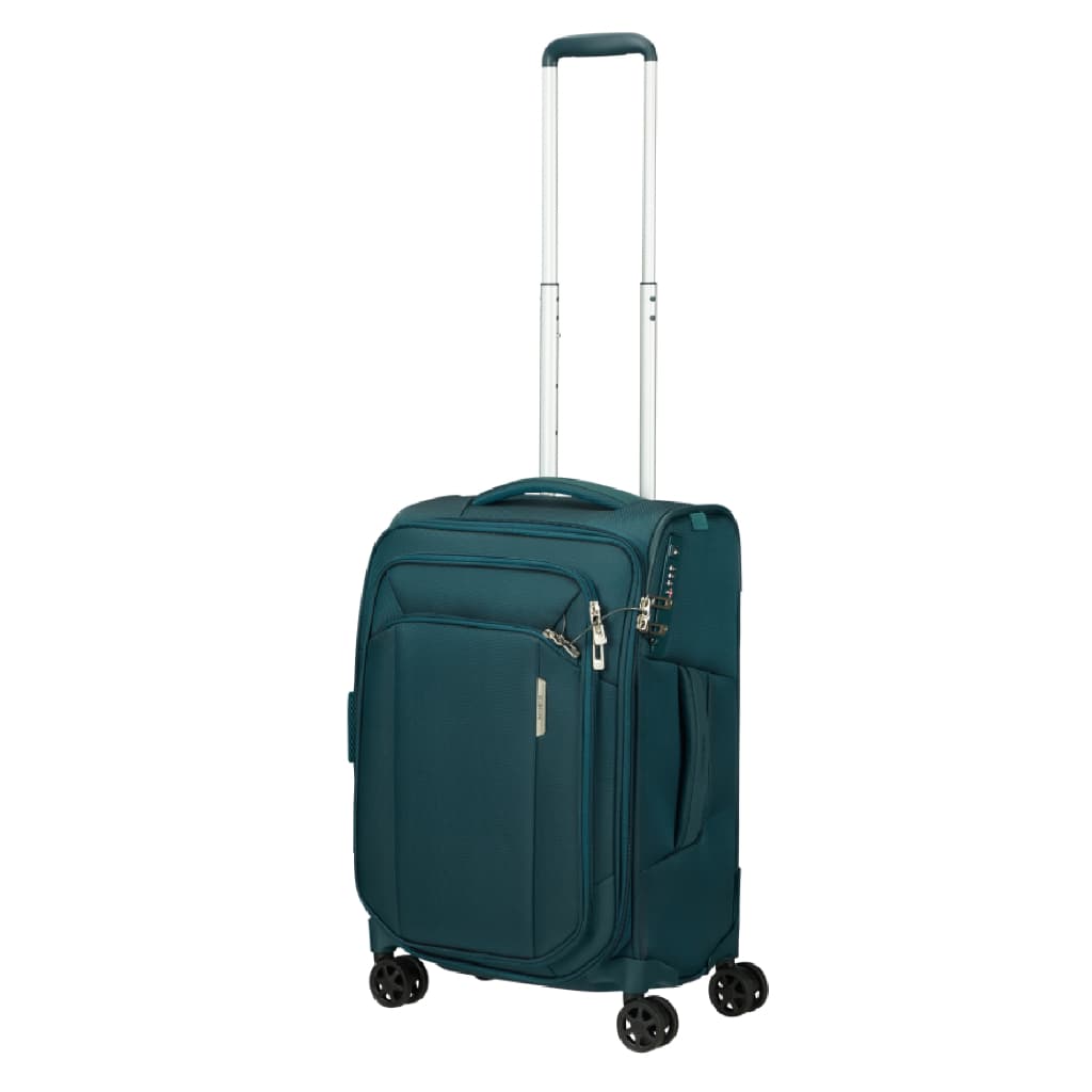 SAMSONITE รุ่น RESPARK Spinner 55/20 EXP กระเป๋าเดินทางล้อลาก 20 นิ้ว ขยายได้ ผลิตจากวัสดุรีไซเคิล น้ำหนักเบา คล่องตัว https://lnwchill.com