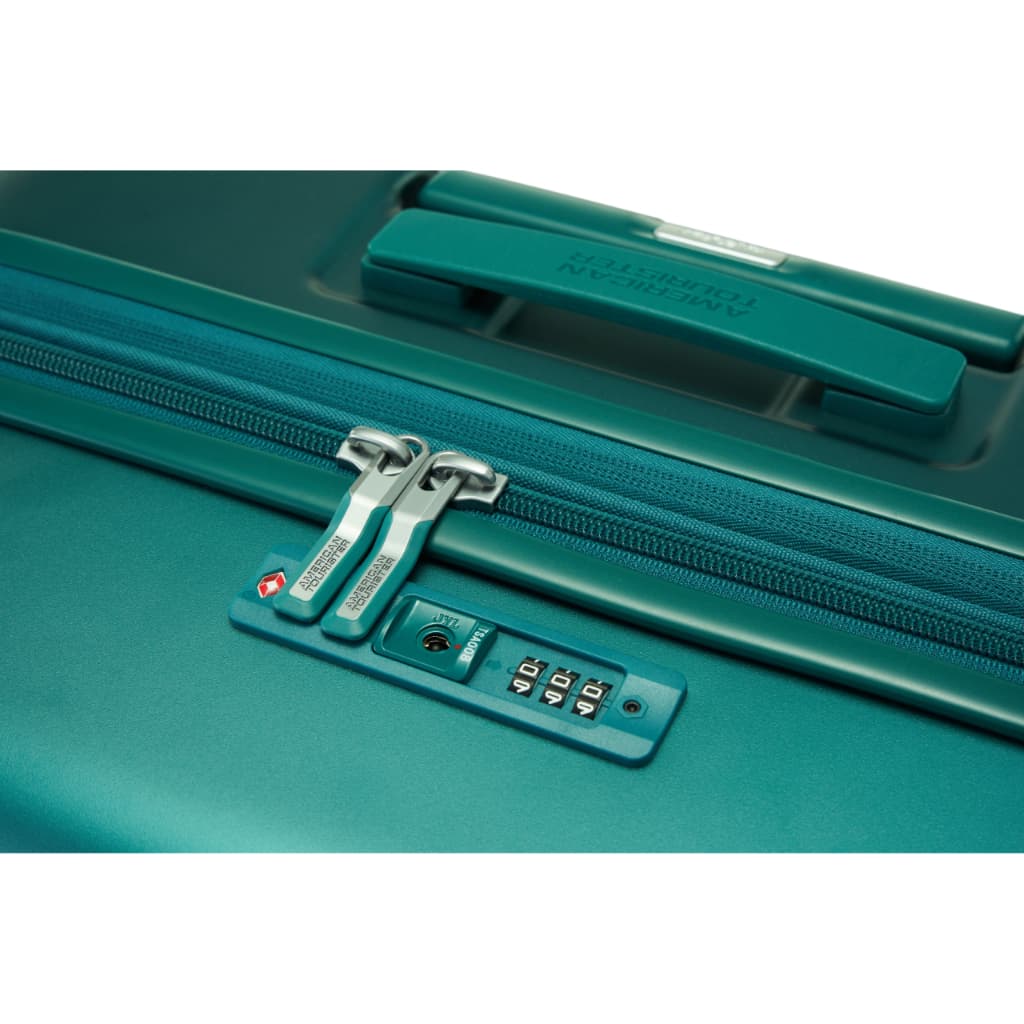AMERICAN TOURISTER รุ่น GEMINA PRO SPINNER 75/28 EXP TSA กระเป๋าเดินทางล้อลาก 28 นิ้ว ดีไซน์ Metallic สุดเท่ พร้อมล้อดูดซับแรงกระแทกและระบบเบรก https://lnwchill.com