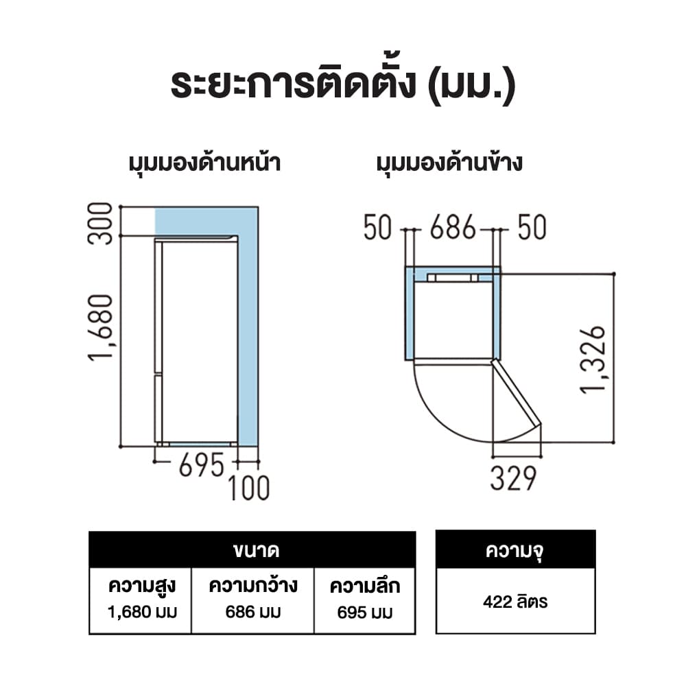 Panasonic NR-BX421BPST ตู้เย็น 2 ประตู 13.5 คิว สี Glossy Silver Steel ช่องแช่แข็งล่าง Prime Fresh+ ถนอมอาหารสดนาน 7 วัน ไม่ต้องละลายน้ำแข็ง https://lnwchill.com