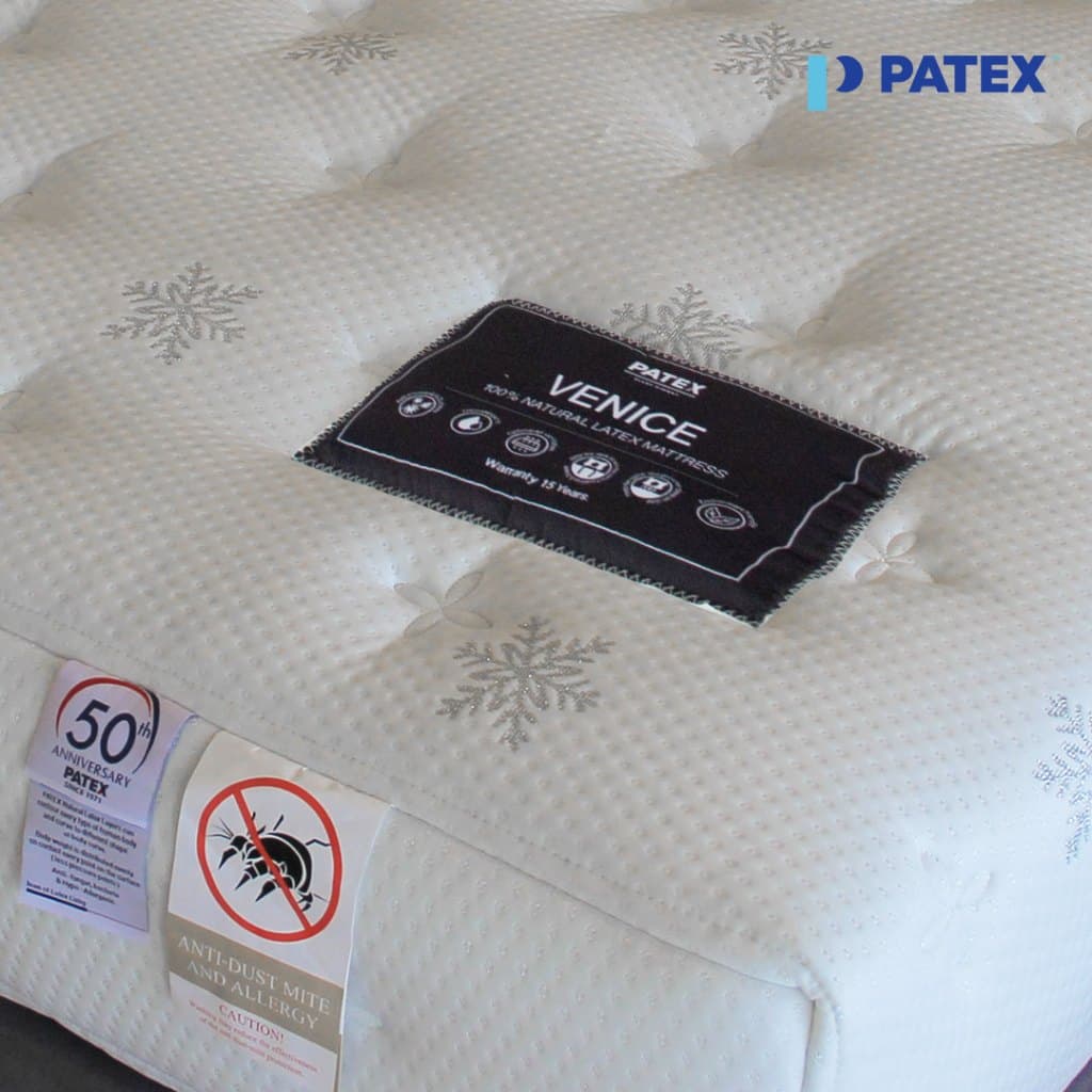 PATEX รุ่น Venice ที่นอนยางพาราแท้ 100% แบบนุ่มแน่น ขนาด 6-8 นิ้ว ช่วยแก้ปัญหาปวดหลัง https://lnwchill.com