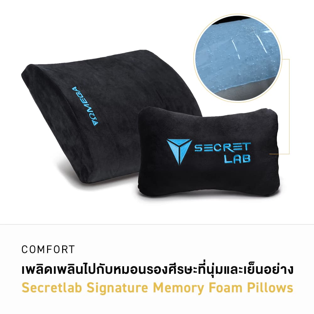 Secretlab TITAN Classic เบาะผ้า SoftWeave™️— สีชาโคลบลู (Charcoal Blue) เก้าอี้เกมมิ่ง https://lnwchill.com