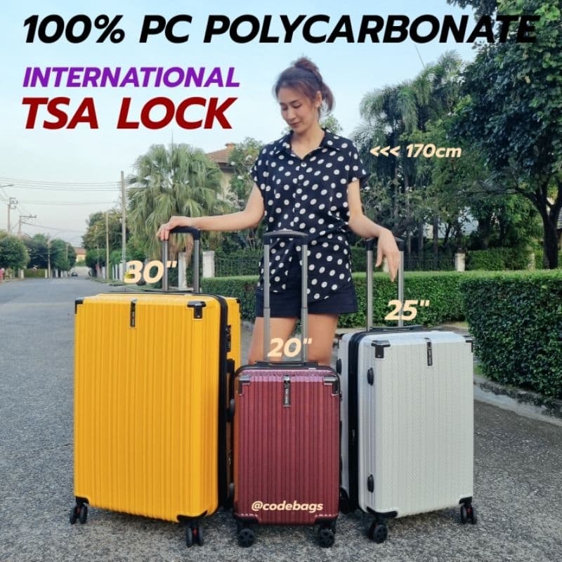 SWITORY รุ่น Anti137 กระเป๋าเดินทาง PC100% TSA LOCK ซิปขยายกันขโมย พร้อมที่วางแก้ว ทนทาน น้ำหนักเบา ครบทุกฟังก์ชันการเดินทาง https://lnwchill.com