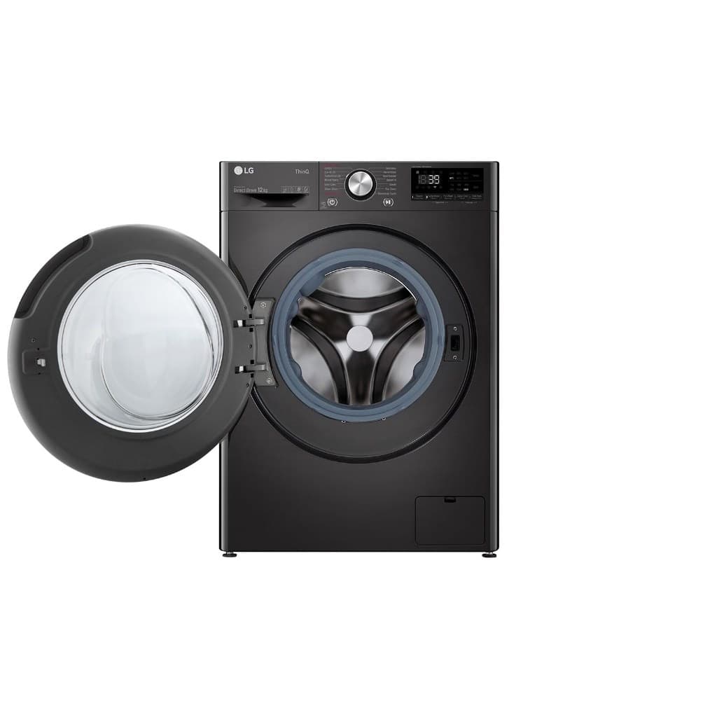 LG รุ่น FV1412S2B ระบบ AI DD ความจุ 12 กก. ควบคุมผ่าน Wi-Fi สีดำโลหะ ซักสะอาดถนอมผ้าอัจฉริยะและประหยัดเวลาได้มากกว่าเดิม https://lnwchill.com