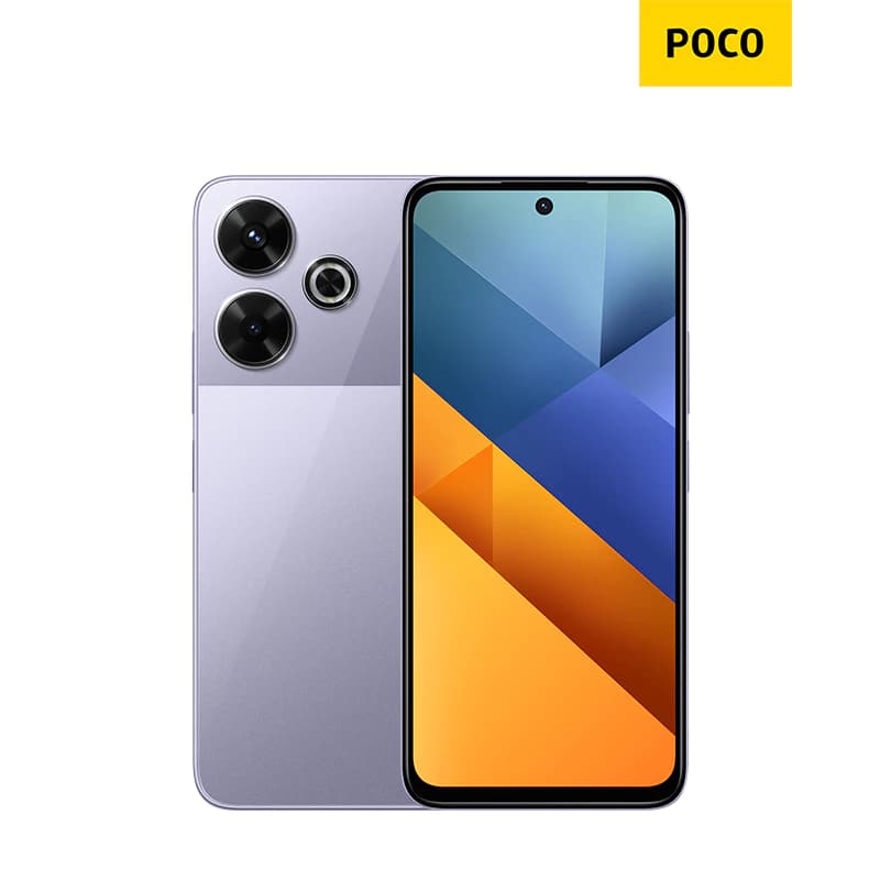 POCO M6 6GB+128GB/8GB+256GB 6.79" 90Hz FHD+ display, กล้องหลักระดับโปรความละเอียด 108MP, รองรับชาร์จเร็ว 33W https://lnwchill.com