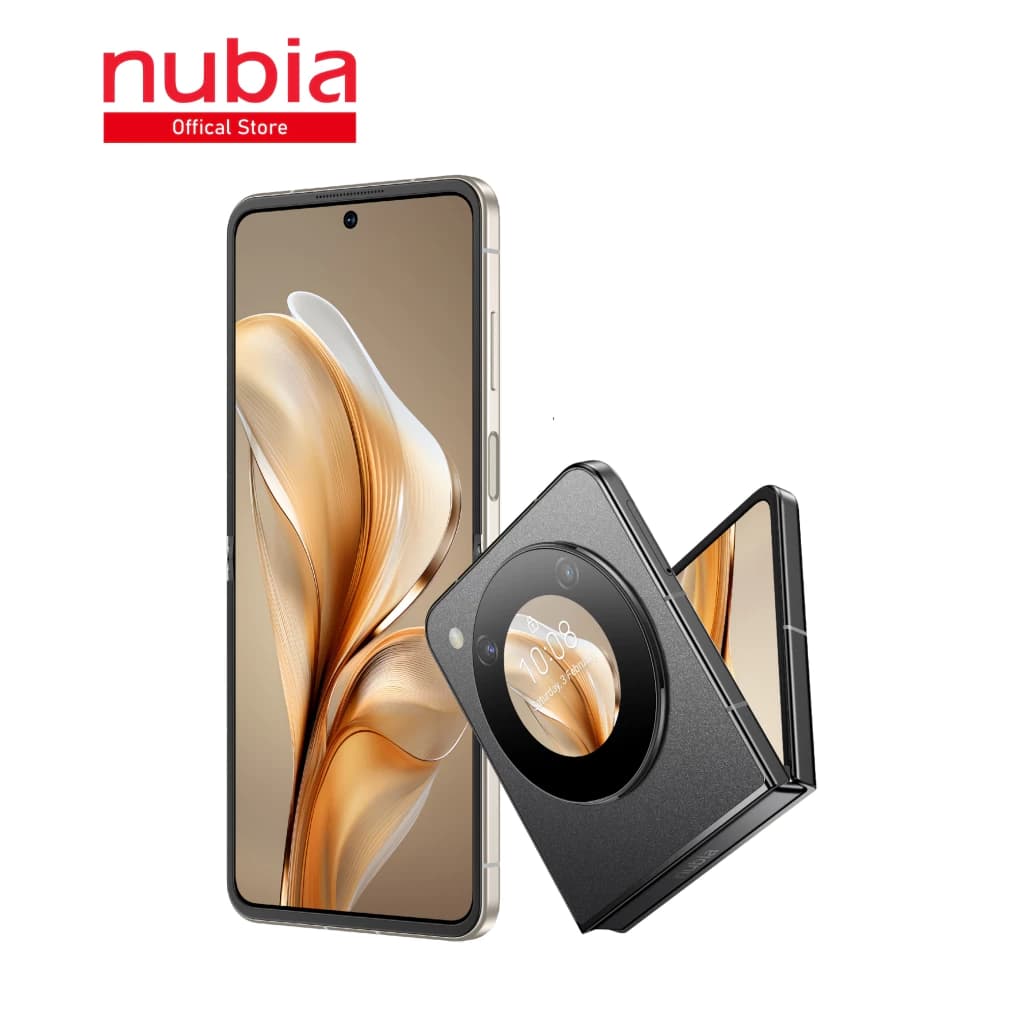 Nubia Flip 5G 8+256GB (ขยายแรมสูงสุด20GB) - ฟรี!! ZTE Power bank 10000mAh l หน้าจอ 6.9" Amoled FHD+120Hz l กล้องคู่ 50MP https://lnwchill.com