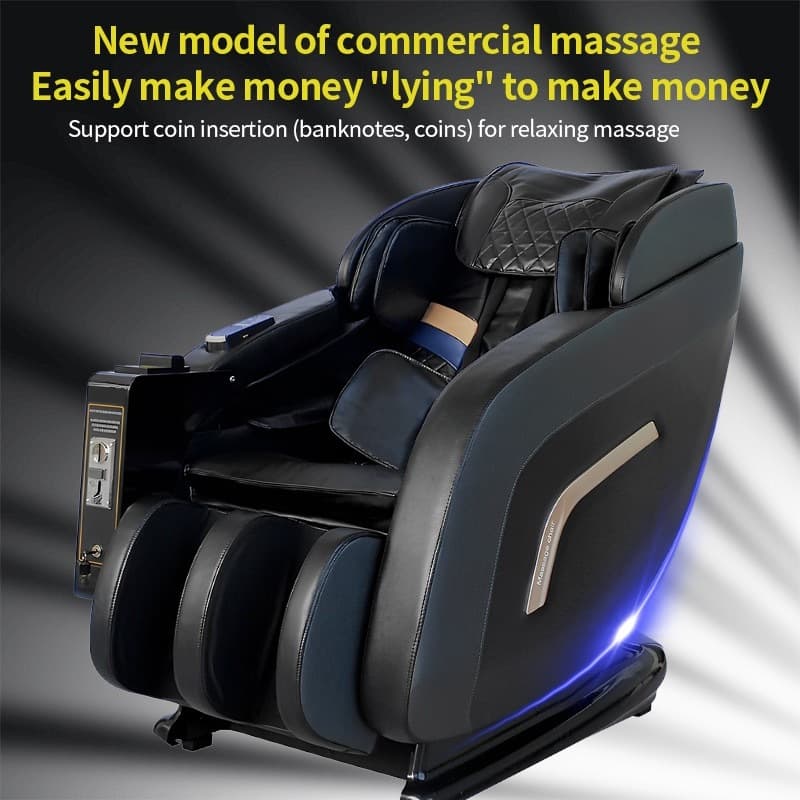 OSAM รุ่น QR-COMMERCIAL-SL เก้าอี้นวดไฟฟ้าเชิงพาณิชย์ระบบ SL-Track รองรับ QR Payment นวดครบวงจรเพื่อสุขภาพและความผ่อนคลายระดับพรีเมียม https://lnwchill.com