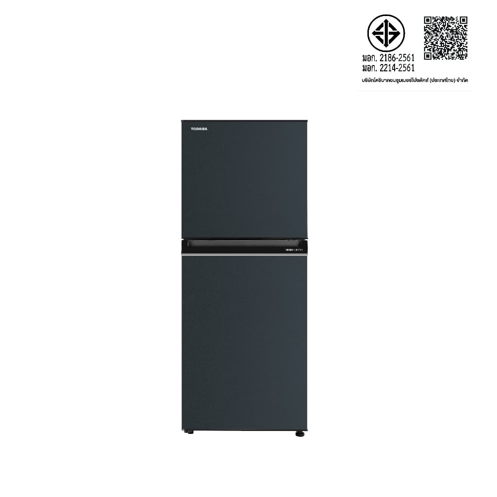 TOSHIBA GR-RT252WE-PMTH(52) ตู้เย็น 2 ประตู 6.9 คิว ระบบ Origin Inverter พร้อมเทคโนโลยี Pure Bio ยับยั้งกลิ่นและแบคทีเรีย https://lnwchill.com
