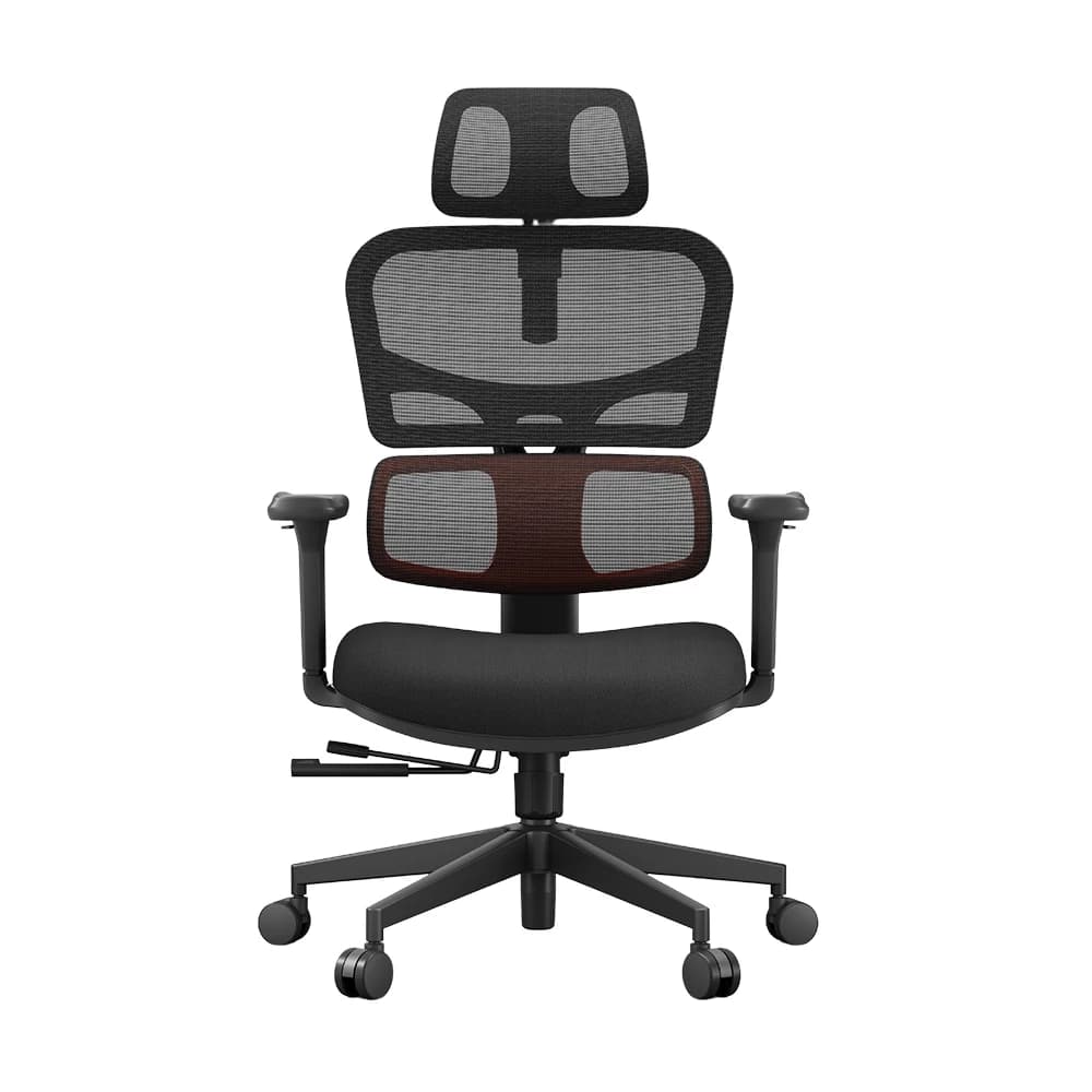 Ergotrend เก้าอี้เพื่อสุขภาพเออร์โกเทรน รุ่น HESSE สีดำ เก้าอี้สีดำ ระบายอากาศดีเยี่ยม นุ่มสบาย ตามหลักสรีระศาสตร์ Ergonomic เก้าอี้พนักพิงสูง ลดอาการปวดเมื่อย เกรดคุณภาพ https://lnwchill.com