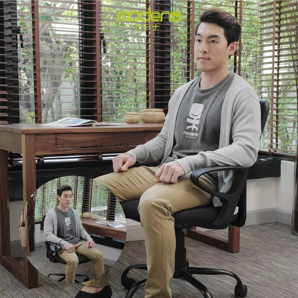 Modena เก้าอี้ทำงาน รุ่น Miki - ใช้ที่สำนักงาน ออฟฟิศ เก้าอี้สีขาว ระบายอากาศดีเยี่ยม สินค้าเป็นที่นิยม เก้าอี้พนักพิงต่ำ รองรับน้ำหนัก 100 kg. https://lnwchill.com