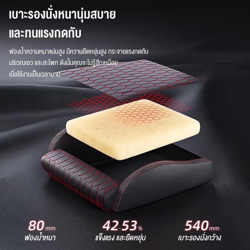 GAMEFORGE เก้าอี้เล่นเกม รุ่น Light and Shadow เก้าอี้สีดำ ที่วางแขนปรับได้ 2D ดีไซน์พนักพิงสูง เทคโนโลยีใหม่ ผ้าระบายอากาศดีเยี่ยม ลดอาการปวดเมื่อย https://lnwchill.com