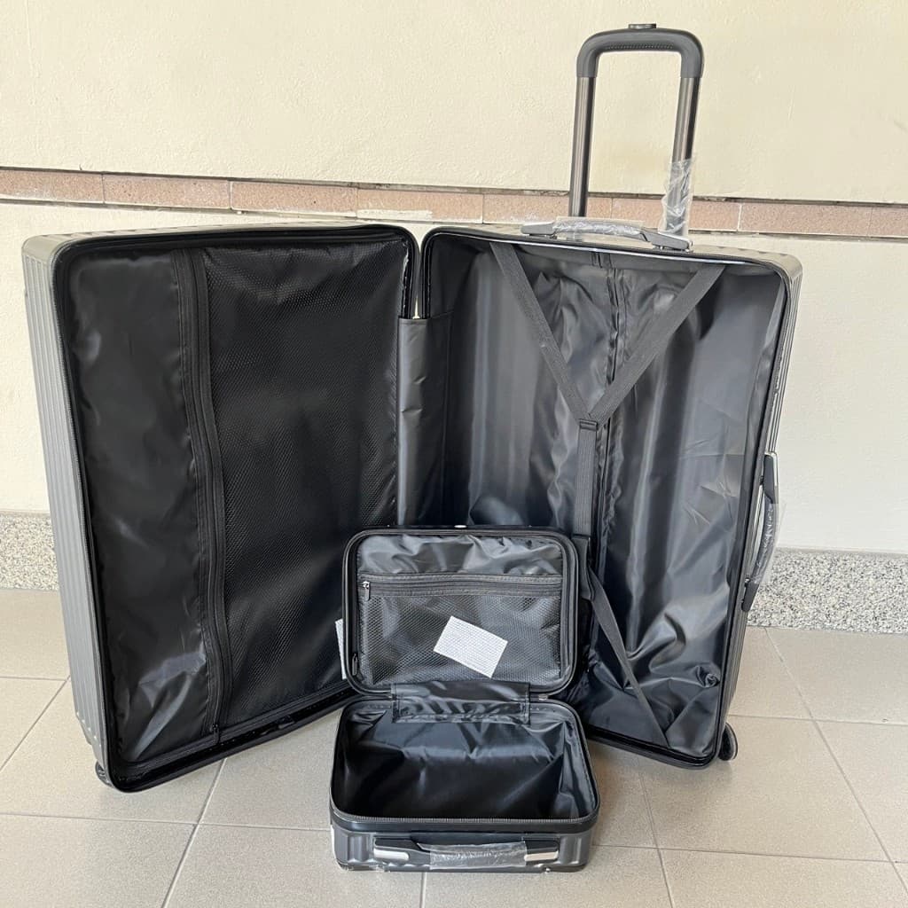 SUISSEWIN รุ่น T050+X15 เซ็ตคู่กระเป๋าเดินทางล้อลาก 20/24/28 นิ้ว พร้อมกระเป๋าถือ 14 นิ้ว วัสดุ ABS+PC แข็งแรง ทนทาน https://lnwchill.com
