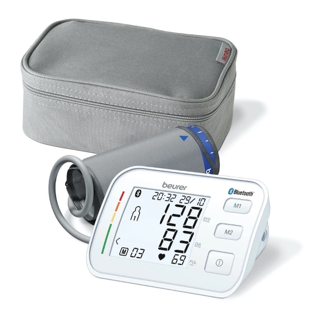 beurer BM 57 เครื่องวัดความดันโลหิตที่ต้นแขน Bluetooth Upper Arm Blood Pressure Monitor รุ่น BM 57 [รับประกัน 5 ปี] https://lnwchill.com