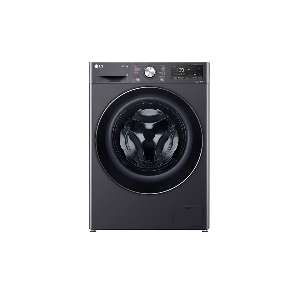 LG เครื่องซักผ้า อบผ้า รุ่น FV1411H3M ซัก 11 กก อบ 7 กก ระบบ AI DD ถนอมผ้าอัจฉริยะ ควบคุมผ่าน Wi-Fi สีดำสวยหรูประหยัดพื้นที่ https://lnwchill.com