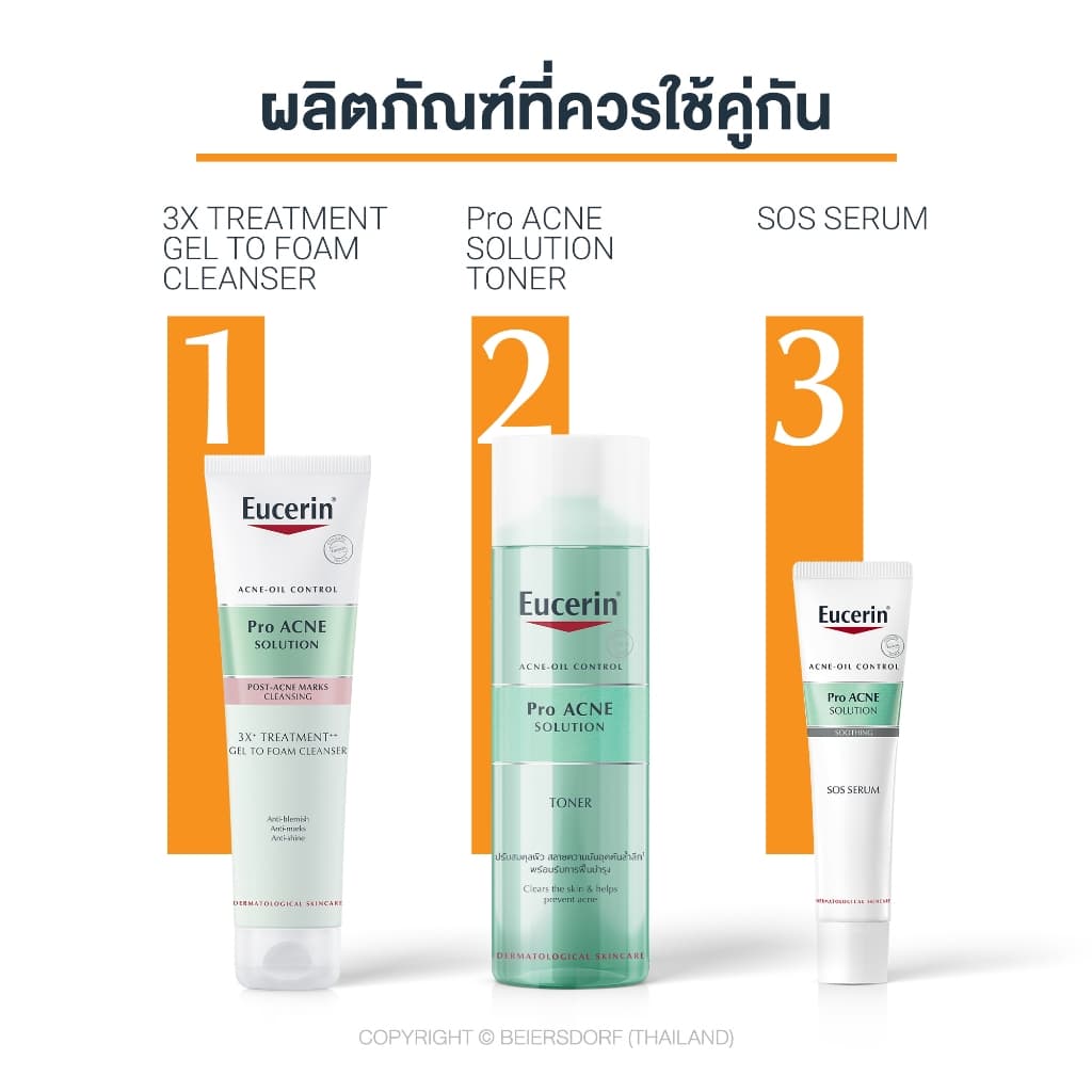 Eucerin SUN DRY TOUCH ACNE OIL CONTROL SPF50+ PA++++ 50 ML ยูเซอริน กันแดดคุมมัน เนื้อบางเบา สำหรับผิวหน้า https://lnwchill.com