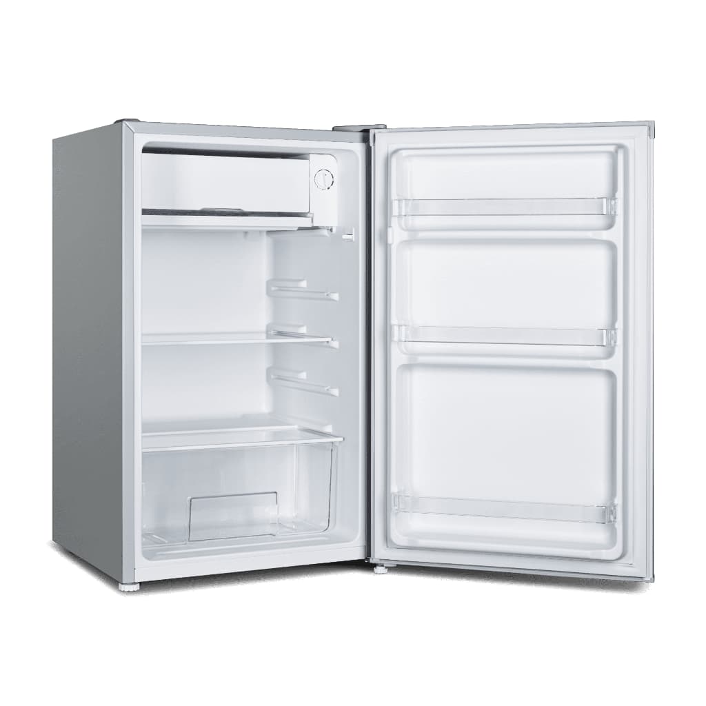 BEKO ตู้เย็นมินิบาร์ รุ่น RS9222S ความจุ 3.4 คิว สีซิลเวอร์ ประตูสลับด้านได้ ประหยัดพื้นที่ https://lnwchill.com