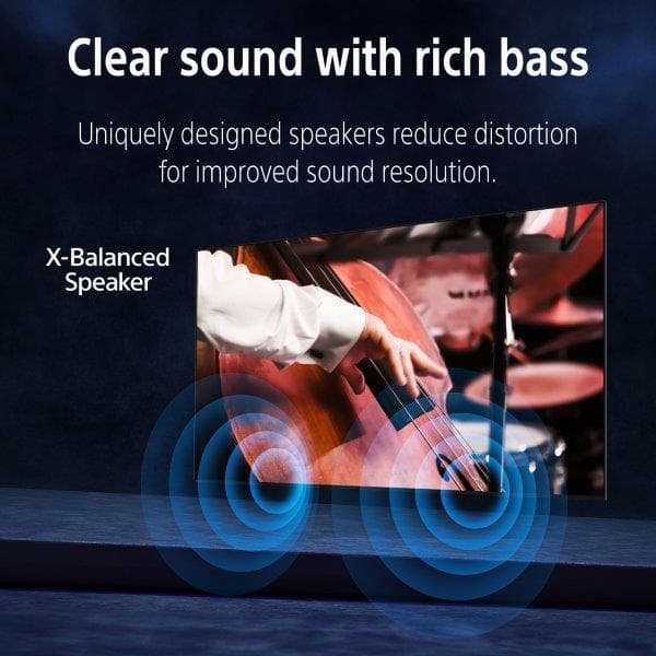 Sony TV รุ่น K-55S30 BRAVIA 3  ขนาด 50” class LED 4K HDR Google TV https://lnwchill.com