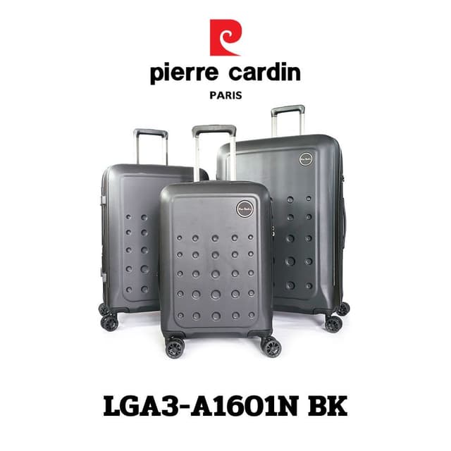 Pierre Cardin รุ่น LGA3-A1601N กระเป๋าเดินทาง Polycarbonate ล้อคู่หมุน 360 องศา พร้อม TSA Lock น้ำหนักเบา ดีไซน์คลาสสิก ทันสมัยพร้อมเดินทาง