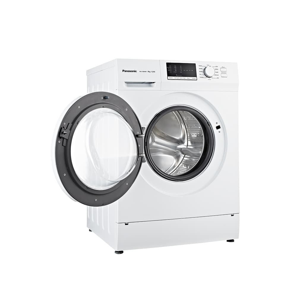 Panasonic รุ่น NA-128XB1WTH เครื่องซักผ้าฝาหน้าขนาด 8 กก โปรแกรมซักน้ำร้อน 60 และ 90 องศาเซลเซียส ขจัดแบคทีเรียและสารก่อภูมิแพ้เพื่อสุขอนามัยที่ดีที่สุดสำหรับครอบครัว https://lnwchill.com
