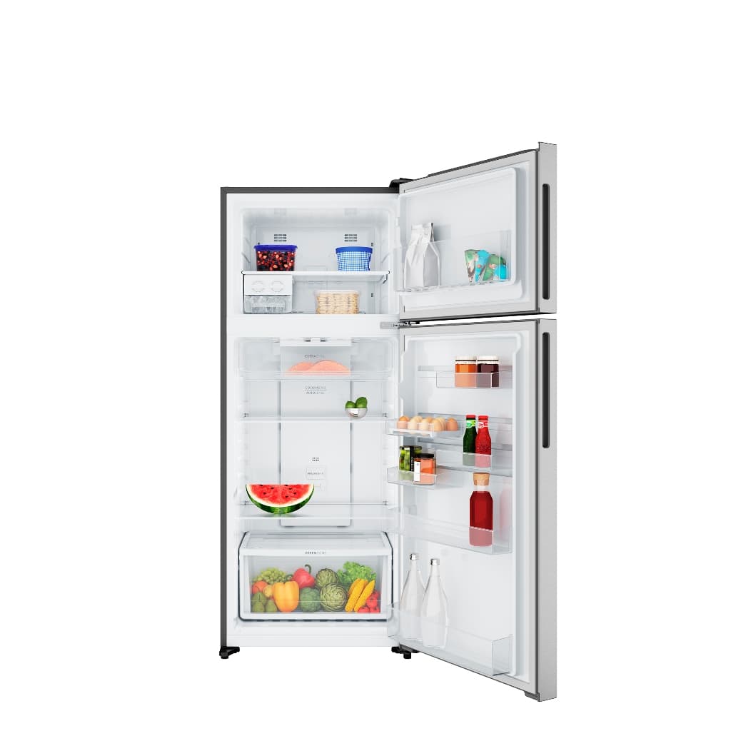 Electrolux ETM4302C-S ตู้เย็น 2 ประตู 431 ลิตร 15.2 คิว Inverter AutoSense ประหยัดพลังงาน GreenZone รักษาความสด สีเงิน https://lnwchill.com