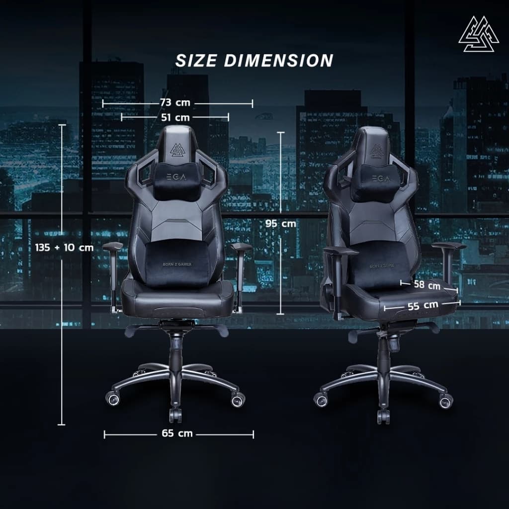 EGA เก้าอี้เกมมิ่ง เก้าอี้ทำงาน สไตล์ Ergonomic เก้าอี้เกมมิ่งเพื่อสุขภาพ เก้าอี้ไซส์ใหญ่พิเศษ รุ่น TYPE G7 + มี 3 สี เก้าอี้สีดำ เก้าอี้สีขาว รองรับน้ำหนักได้ถึง 180 กก. https://lnwchill.com