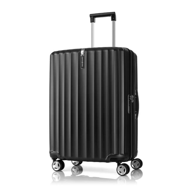 SAMSONITE รุ่น ENOW SPINNER 69/25 EXP กระเป๋าเดินทาง 25 นิ้ว วัสดุ PC ยืดหยุ่นสูง มาพร้อมล้อลื่นพิเศษ Aero-Trac และซิปกันขโมยสองชั้น