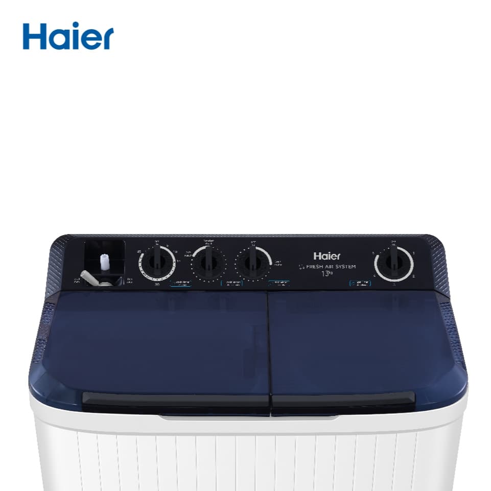 Haier รุ่น HTW130-1217 เครื่องซักผ้า 2 ถัง 13 kg ระบบ Soak Master ซักสะอาดจุใจถังใหญ่ถนอมผ้าพร้อมมอเตอร์ทนทานรับประกันนาน 12 ปี https://lnwchill.com