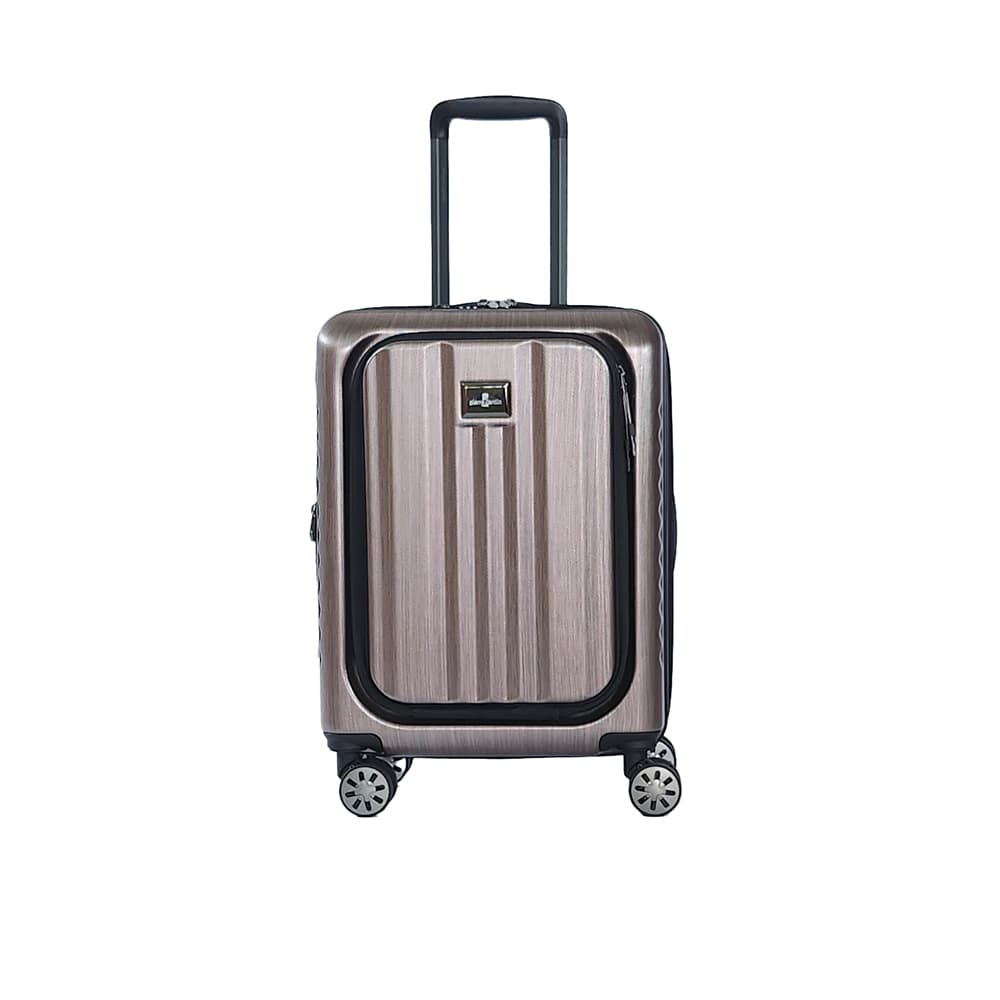 Pierre Cardin รุ่น PLCY4-1860 กระเป๋าเดินทาง 18 นิ้ว วัสดุ PC Polycarbonate เปิดฝาหน้าได้ พร้อม TSA Lock และซิป 2 ชั้นเพื่อความปลอดภัยสูงสุด https://lnwchill.com
