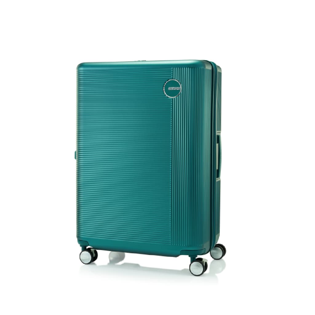 AMERICAN TOURISTER รุ่น GEMINA PRO SPINNER 75/28 EXP TSA กระเป๋าเดินทางล้อลาก 28 นิ้ว ดีไซน์ Metallic สุดเท่ พร้อมล้อดูดซับแรงกระแทกและระบบเบรก https://lnwchill.com