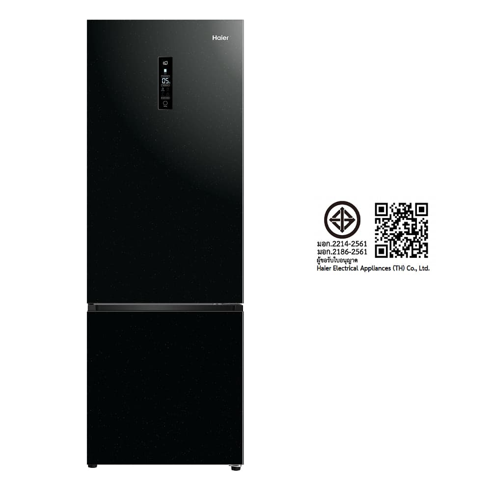 Haier HRF-BM329MI ตู้เย็น 2 ประตู 11.4Q 324L สี Flash Black ระบบ Inverter Magic Room ปรับอุณหภูมิอิสระ ประหยัดพลังงาน ดีไซน์หรูหราทันสมัย https://lnwchill.com