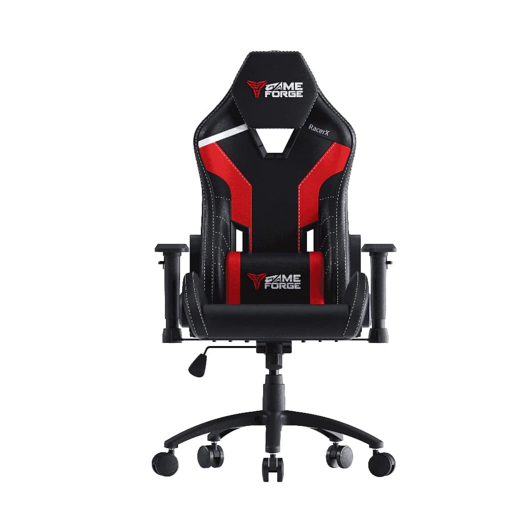 GAMEFORGE เก้าอี้เล่นเกม Gaming Chair รุ่น RacerX Series เก้าอี้สีแดง เก้าอี้สำนักงาน ราคาดี รับประกันอย่างเป็นทางการ 5 ปี https://lnwchill.com