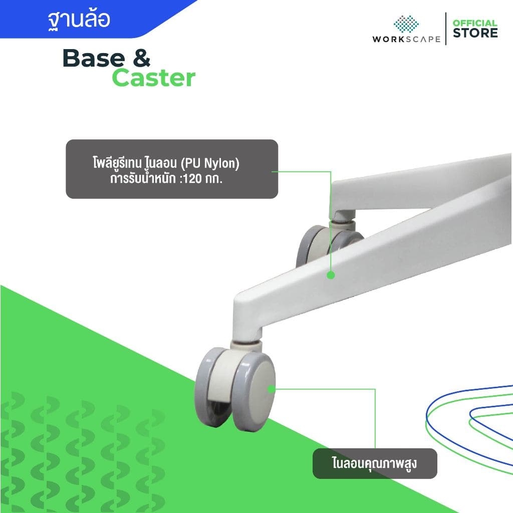 Workscape รุ่น WCH-00049 เก้าอี้สุขภาพพนักพิงตาข่าย ที่พักแขน3D สีเทา รองรับสรีระ เบาะโฟมหนานุ่ม https://lnwchill.com