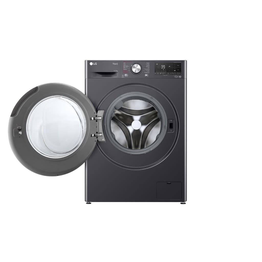 LG เครื่องซักผ้า อบผ้า รุ่น FV1411H3M ซัก 11 กก อบ 7 กก ระบบ AI DD ถนอมผ้าอัจฉริยะ ควบคุมผ่าน Wi-Fi สีดำสวยหรูประหยัดพื้นที่ https://lnwchill.com