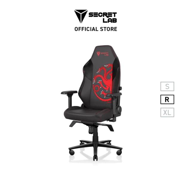 Secretlab TITAN Evo —Game of Thrones House Targaryen Edition (Size R) เก้าอี้เกมมิ่งเพื่อสุขภาพ Ergonomic Gaming Chair